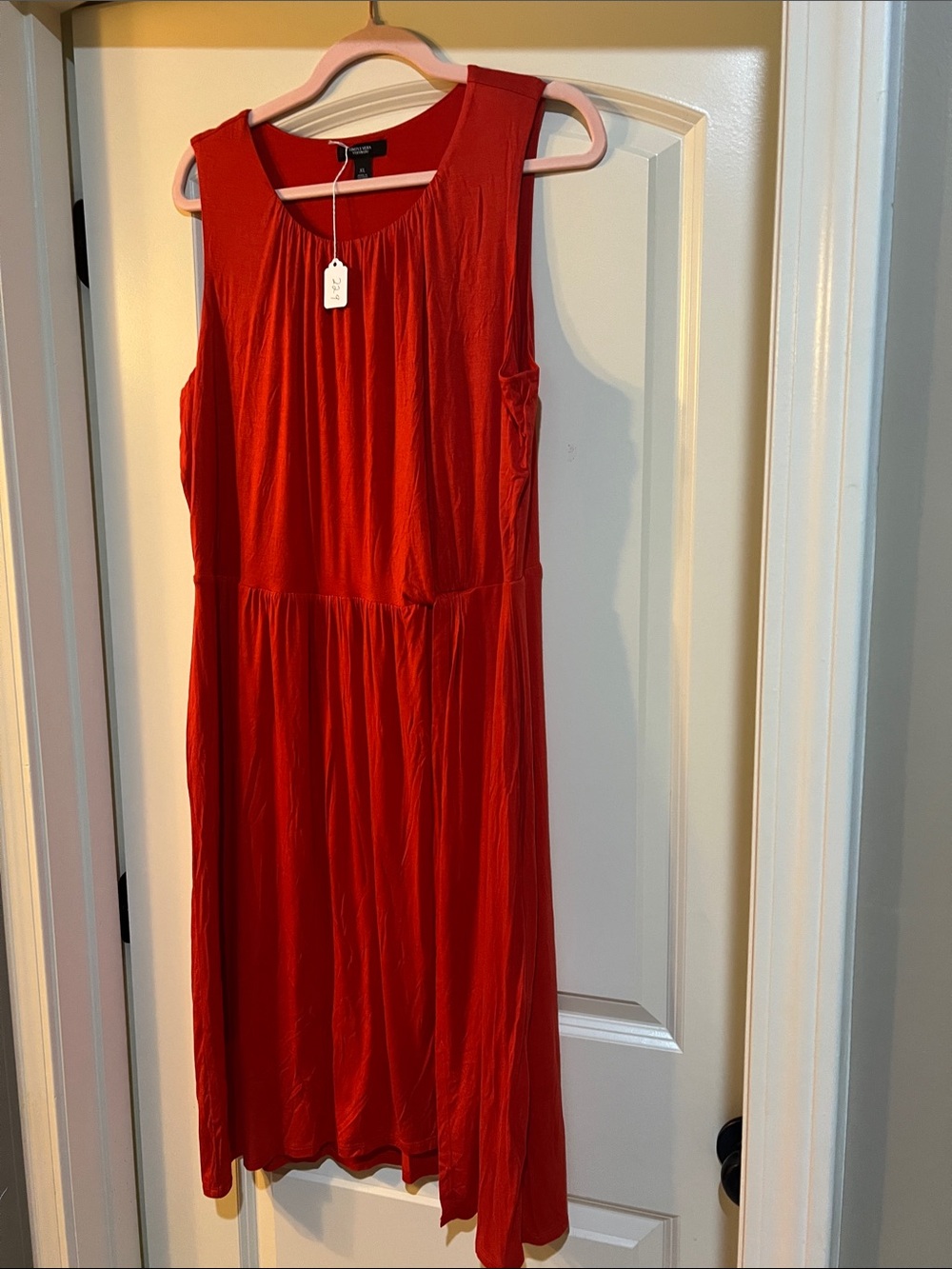 Simply Vera Vera Wang Red Sleeveless Dress c229